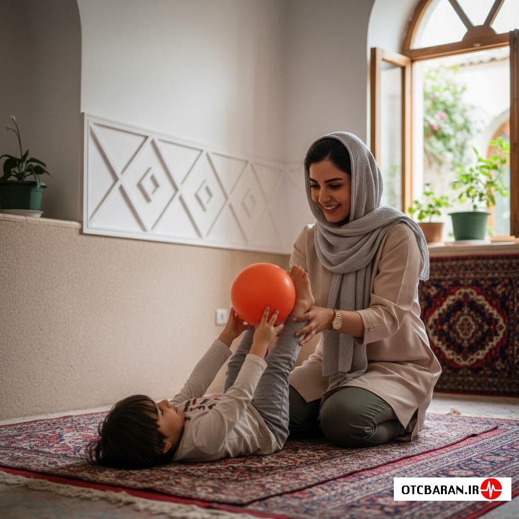 کاردرمانی جسمی حرکتی کودکان در اراک